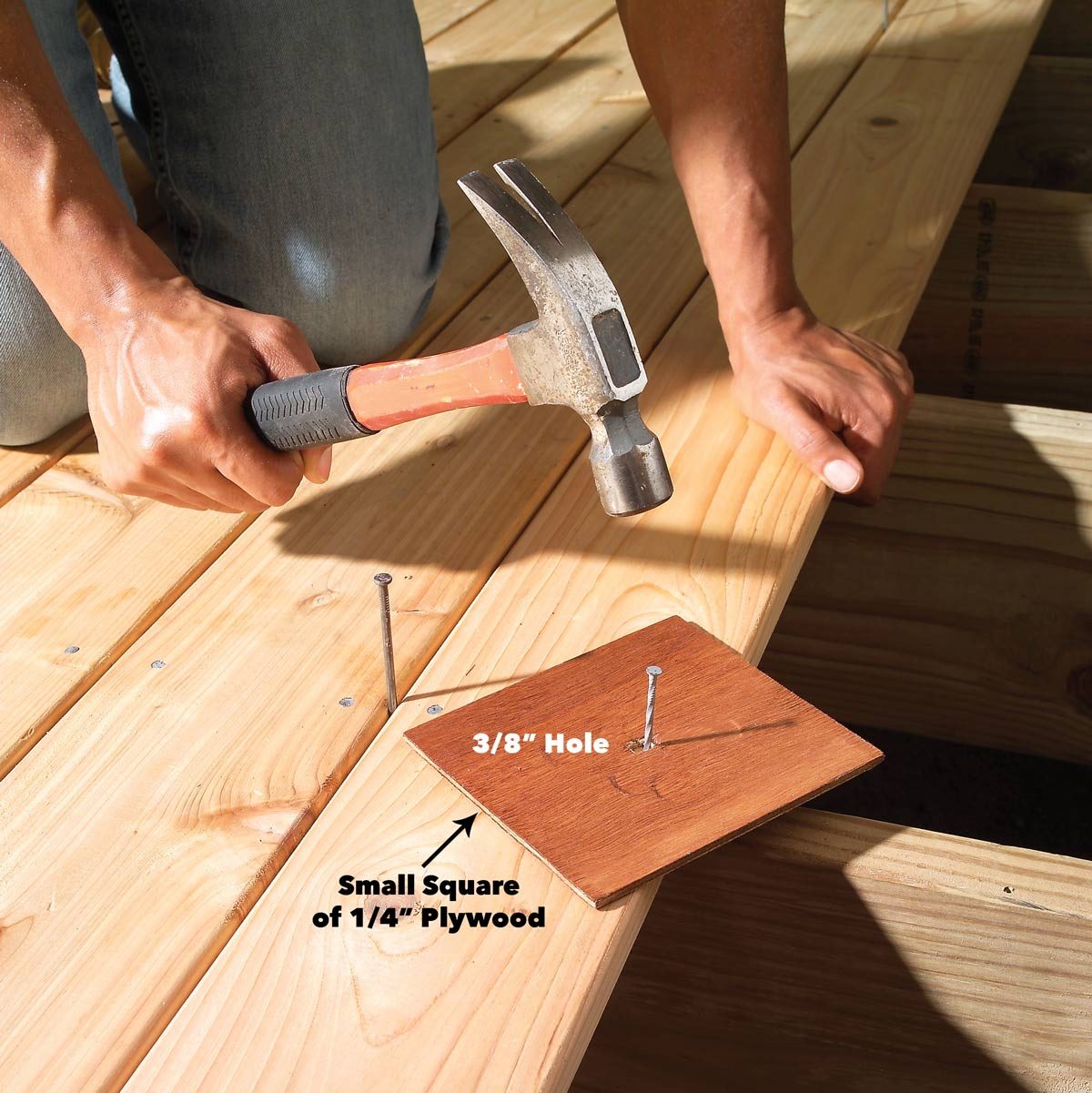 avoid hammer marks