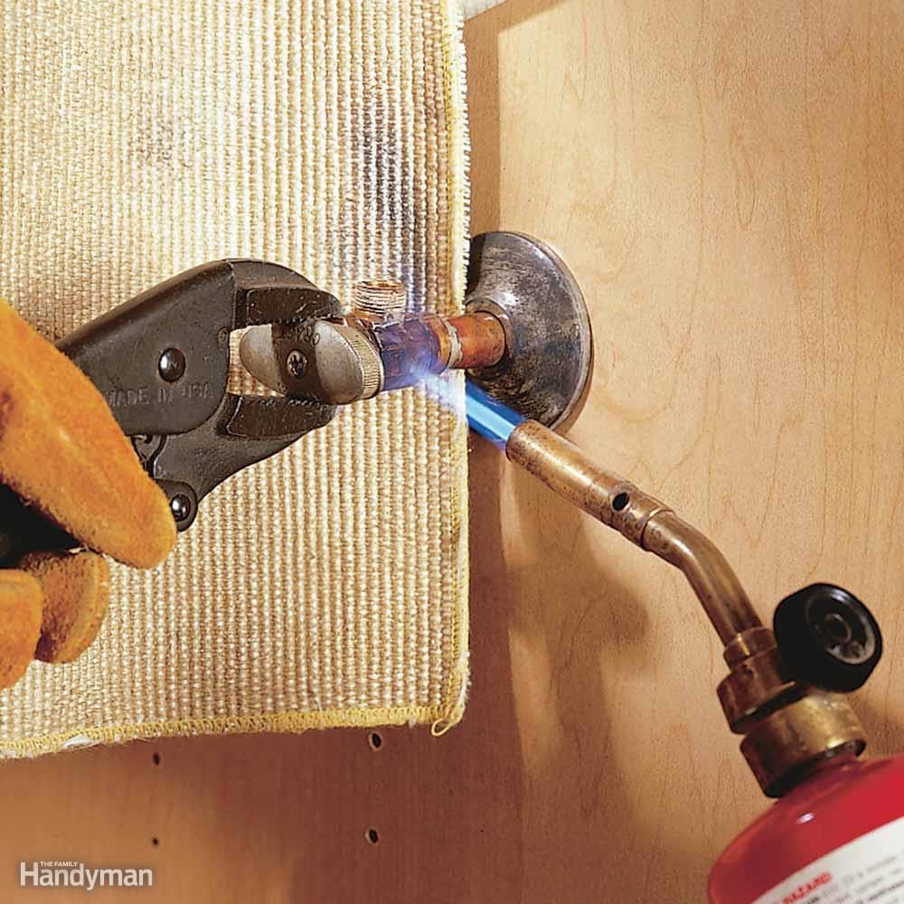 Reheat Solder When You Can't Cut a Pipe
