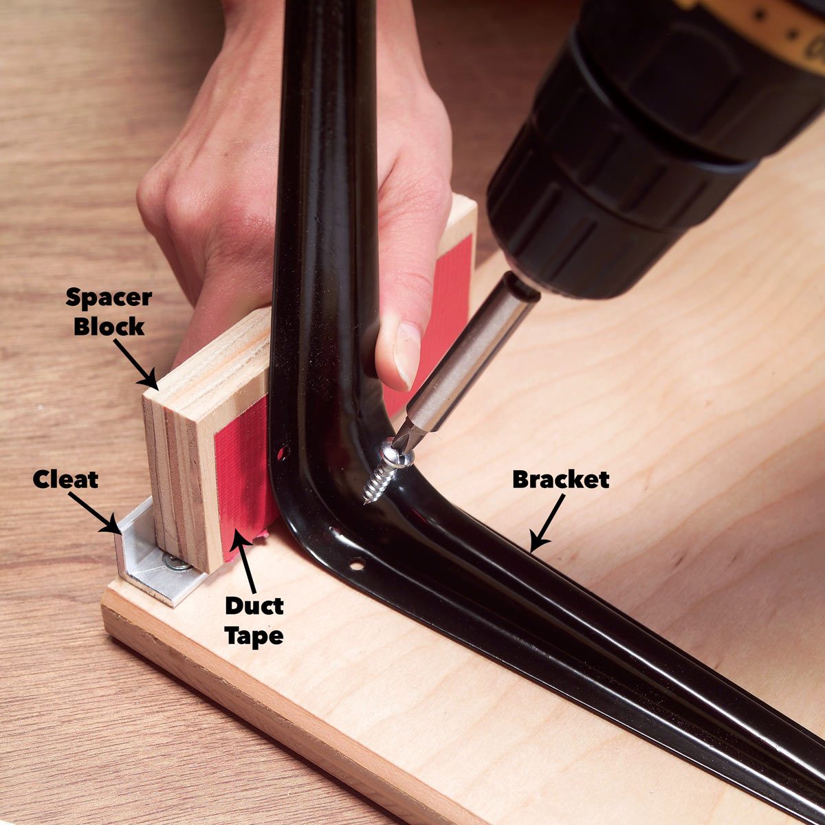 add shelf brackets