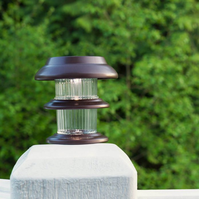 Solar lights deck
